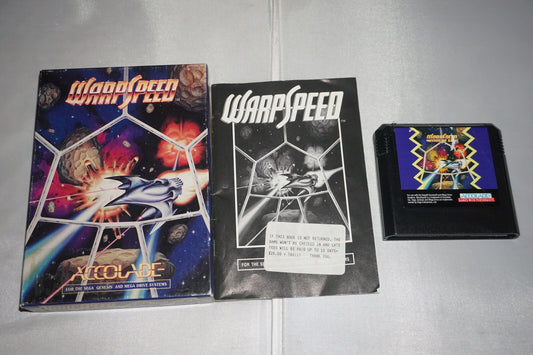 Warpspeed (Sega Genesis) Complete in Box CIB
