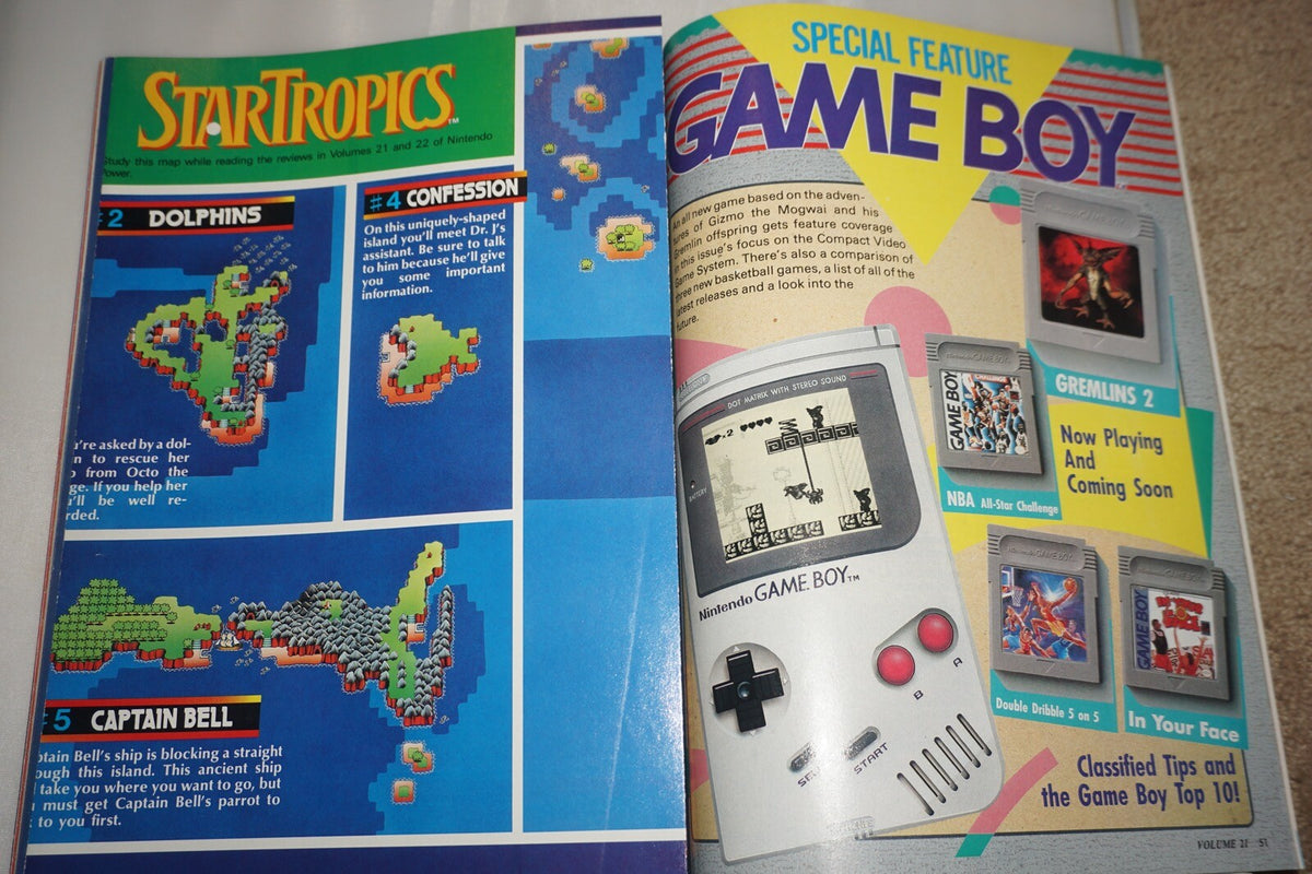 Nintendo Power Vol 21 Star Tropics Magazine #1 Poster