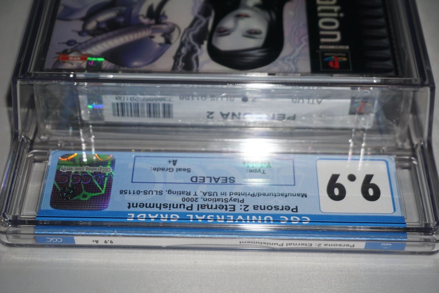 Persona 2: Eternal Punishment (Sony Playstation 1 ps1) CGC 9.9 A+ NEW Sealed