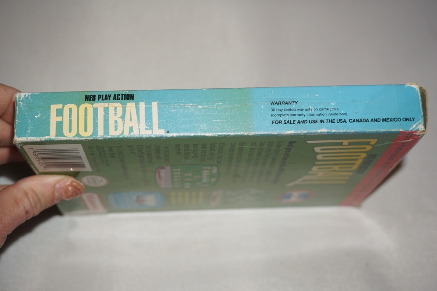 Nes Play Action Football (Nintendo NES) Complete in Box CIB #2