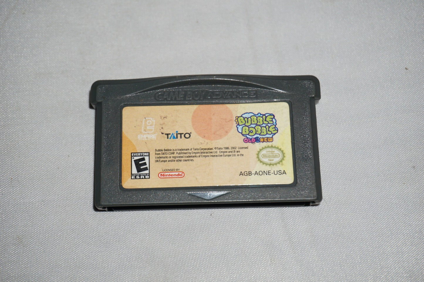 Bubble Bobble Old New (Nintendo Gameboy Advance GBA) Cart Only Tested Authentic