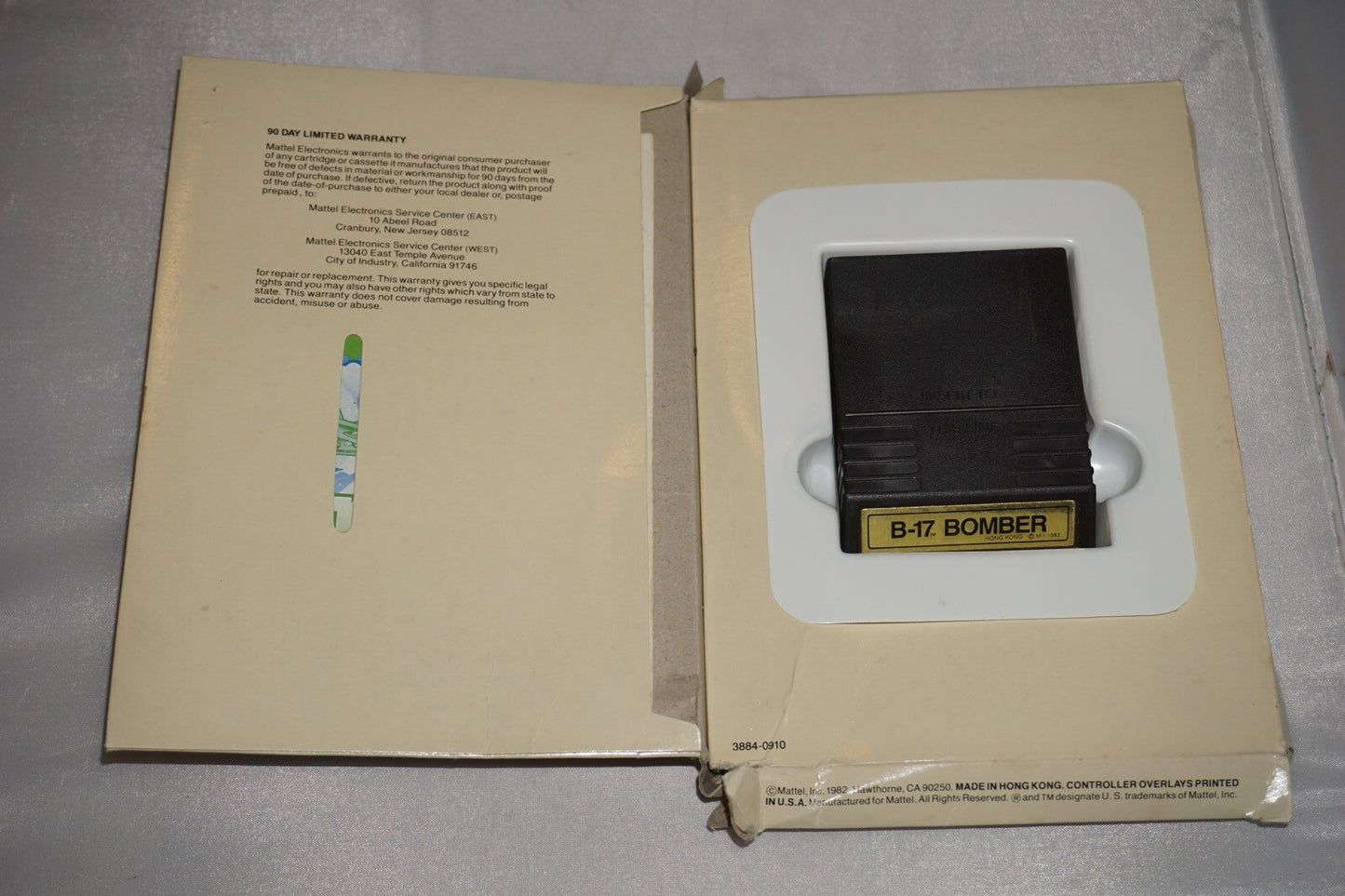 B-17 Bomber (Intellivision) Complete In Box #2
