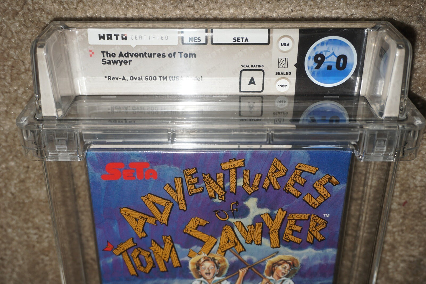 Adventures Of Tom Sawyer (Nintendo NES) WATA 9.0 A NEW Factory Sealed