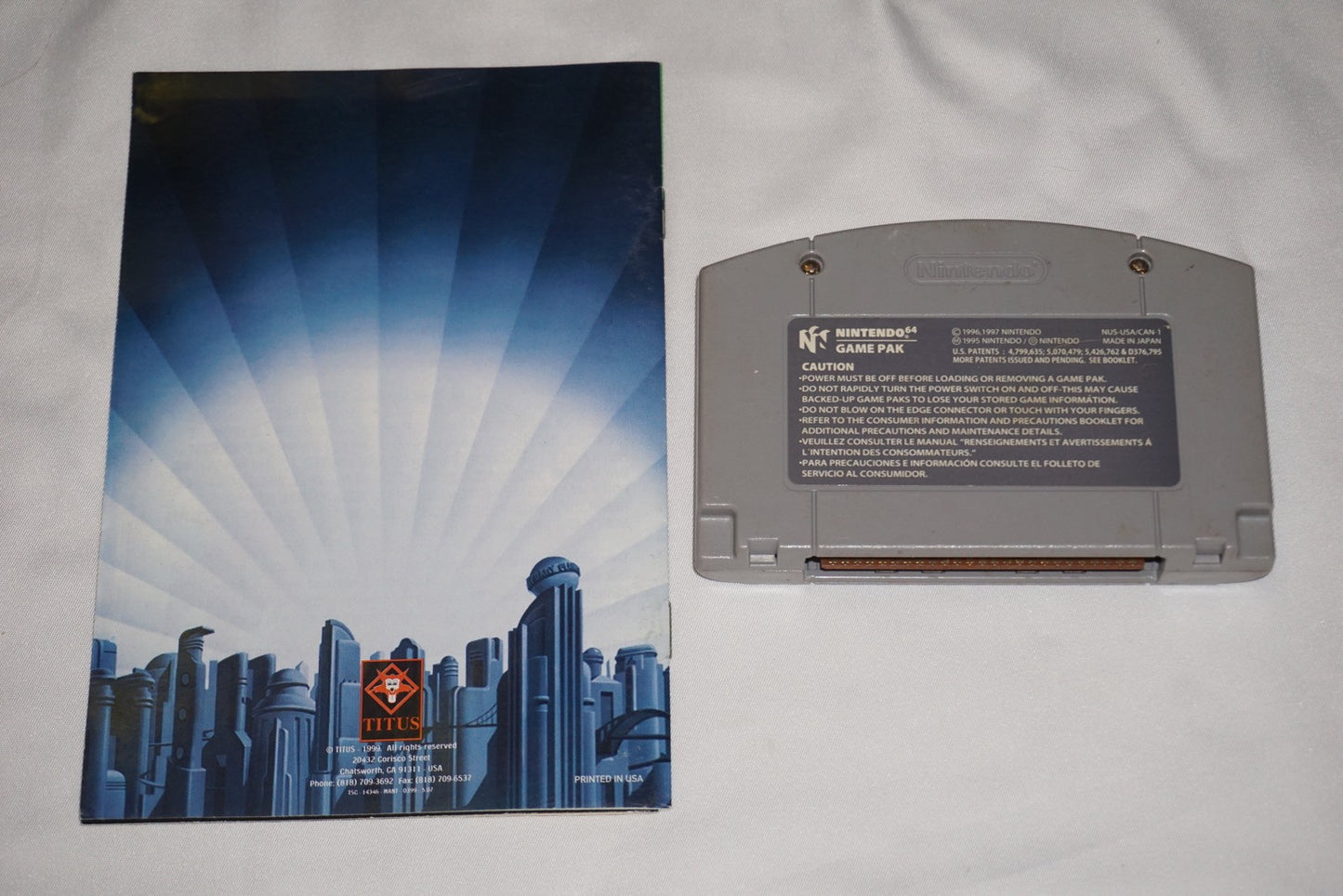 Superman (Nintendo 64 N64) Complete in Box CIB