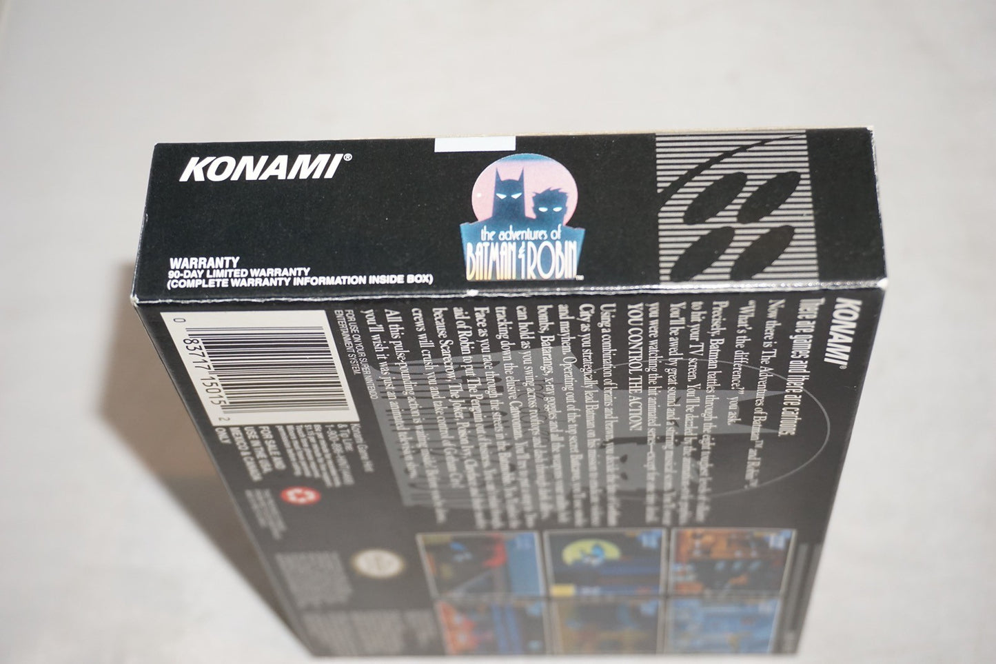 Adventures Of Batman & Robin (Super Nintendo SNES) with Box No Manual