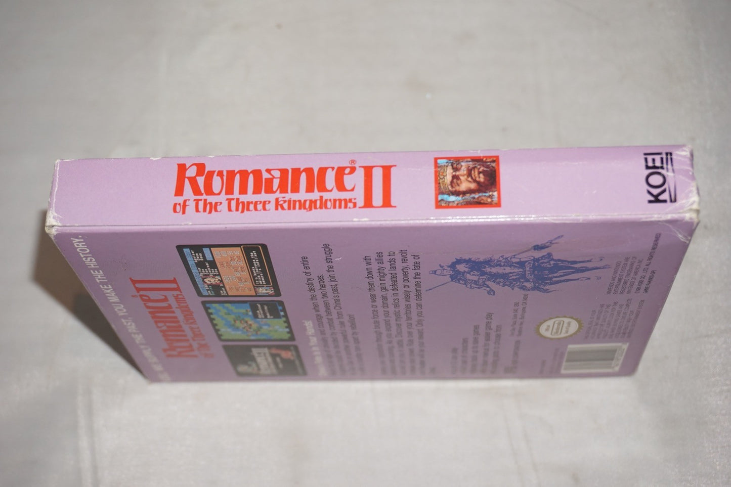Romance of the Three Kingdoms II 2 (Nintendo NES) Complete in Box CIB