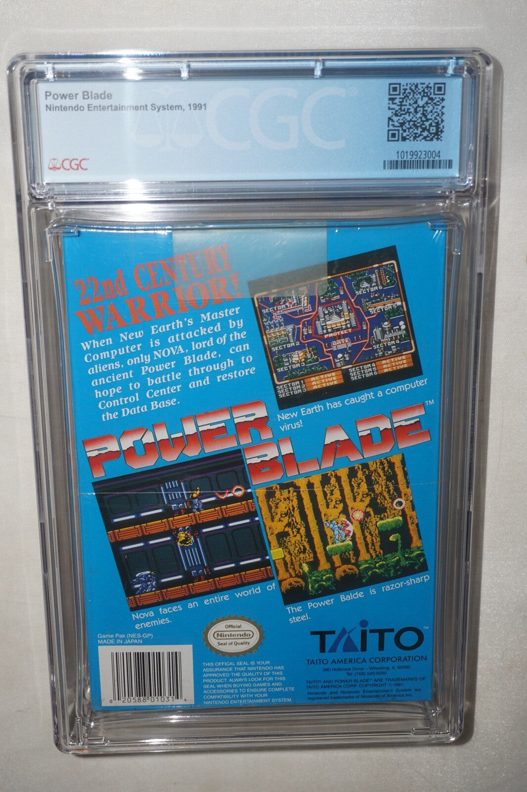 Power Blade (Nintendo NES) CGC 9.4 A+ NEW Sealed