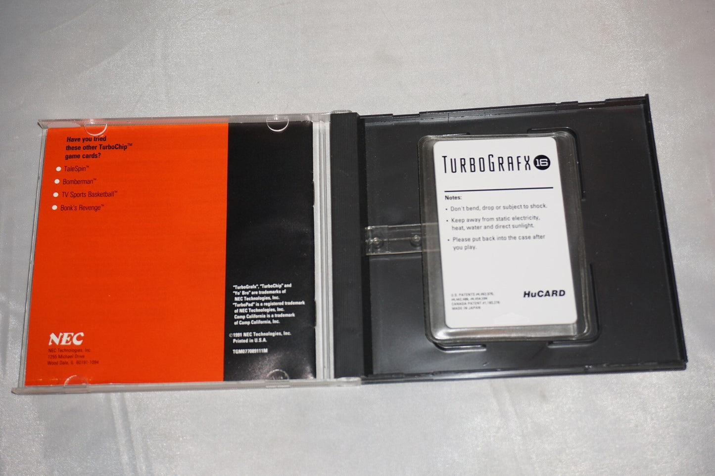 Yo Bro (Turbo Grafx 16 tg16) Complete in Case Turbografx