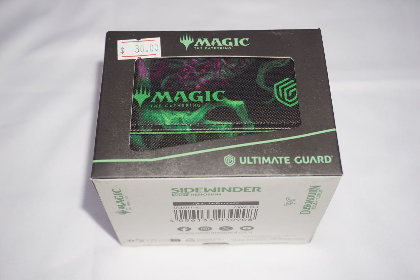 Sidewinder 100+ Xenoskin MTG Duskmourn Tyvar The Pummeter Deck Box NEW