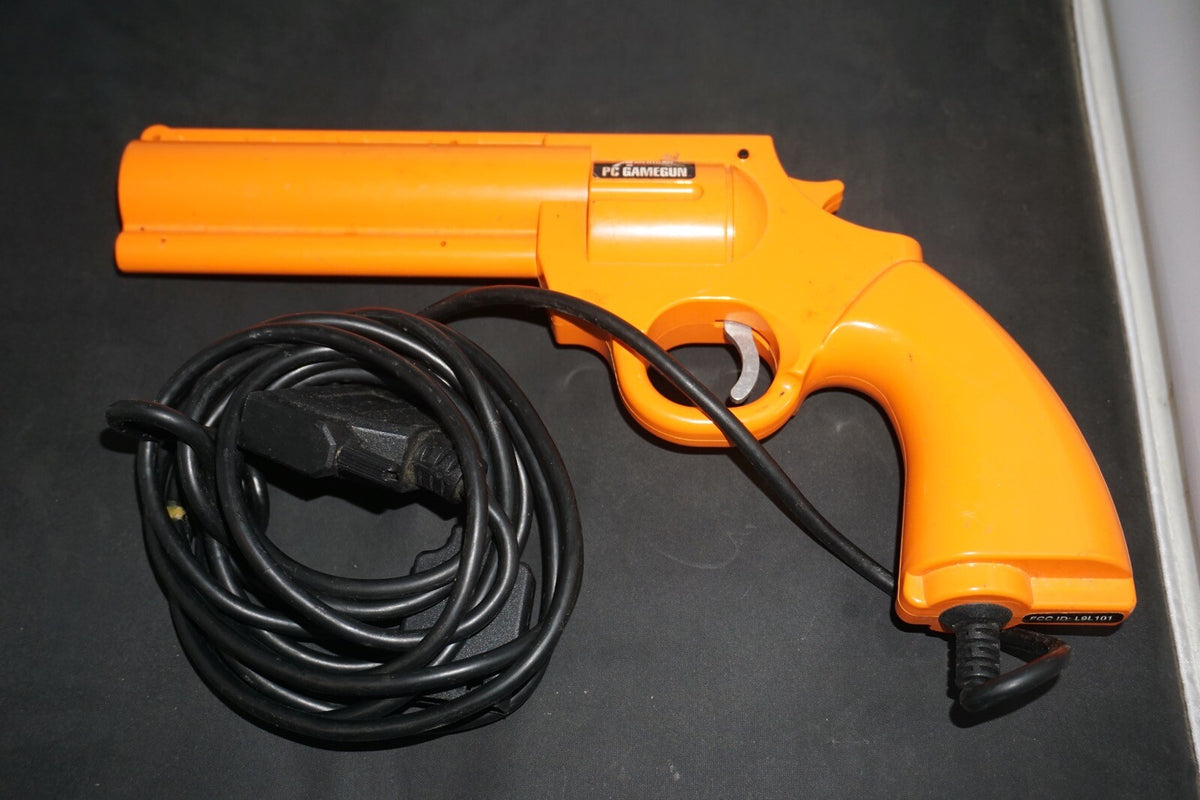 GameGun American Laser Games Orange Light Gun Retro (PC Windows DOS)