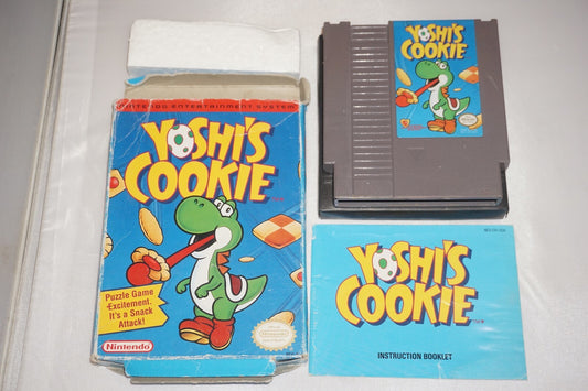 Yoshi's Cookie (Nintendo NES) Complete in Box CIB #2