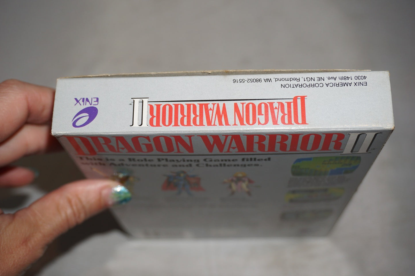 Dragon Warrior II 2 (Nintendo NES) Complete in Box CIB