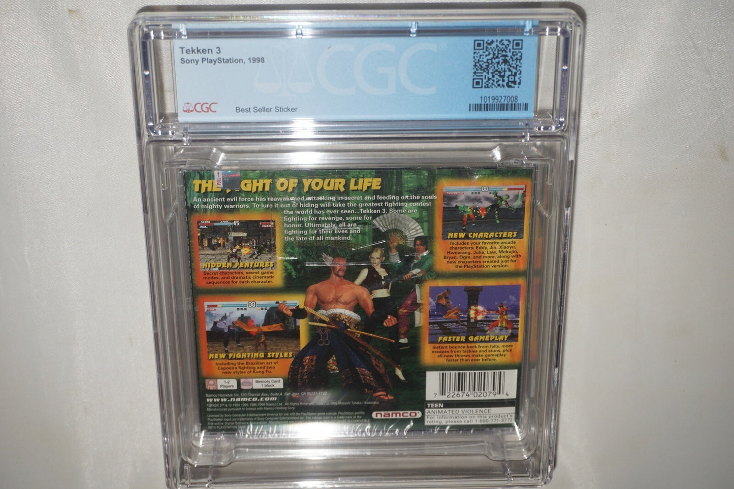 Tekken 3 (Sony Playstation ps1) CGC 9.8 A NEW Sealed
