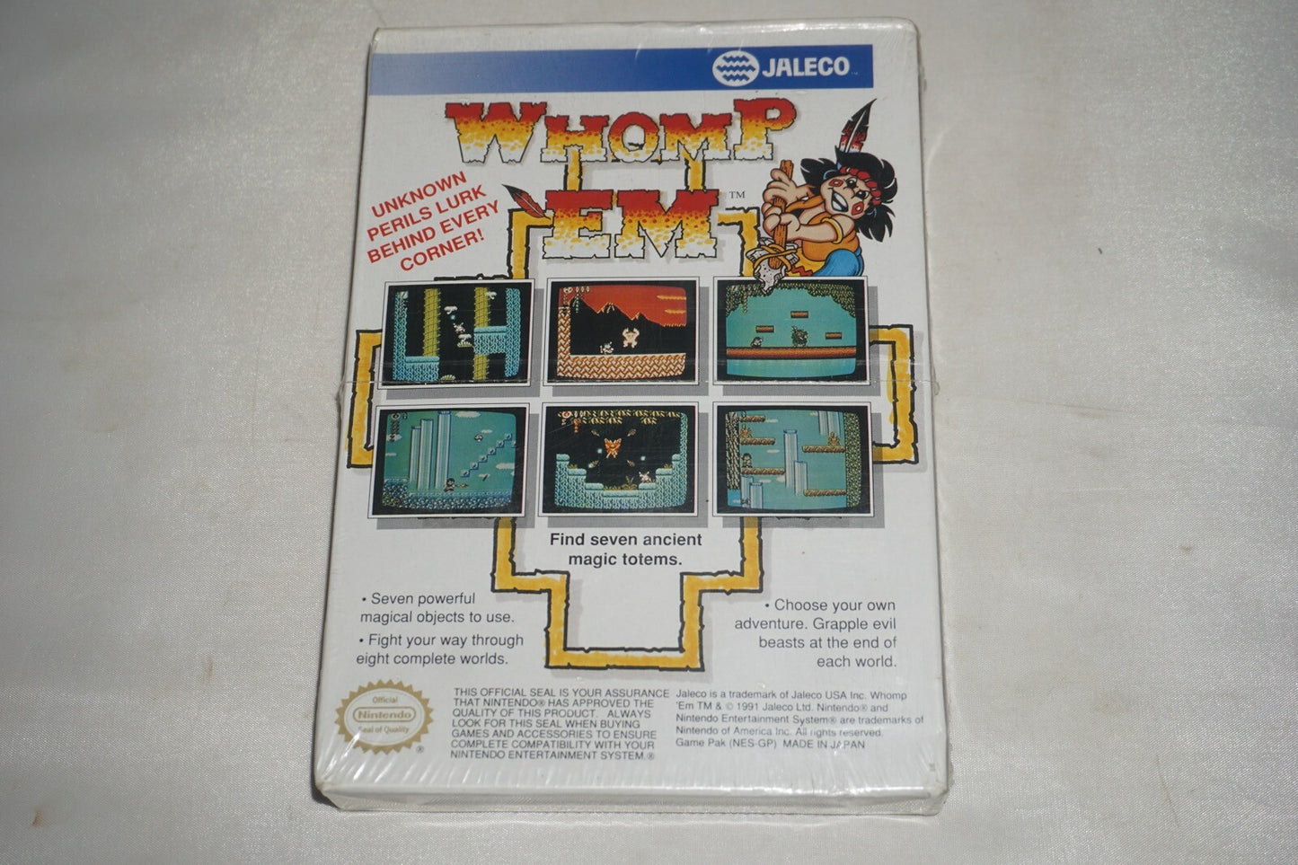 Whomp Em (Nintendo NES) NEW Factory Sealed