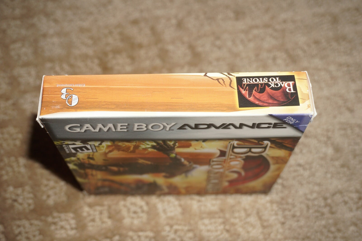 Back To Stone (Nintendo Gameboy Advance Boy GBA) Complete Box w/ Reg