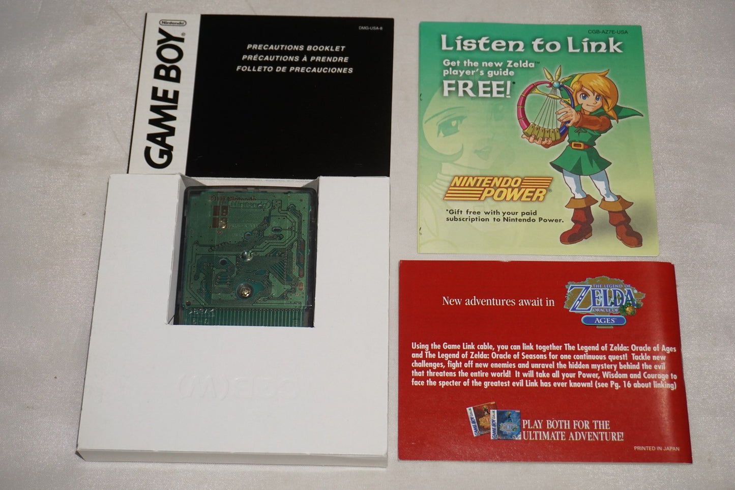 Legend of Zelda: Oracle of Seasons (Gameboy Color Game Boy GBC) Complete CIB