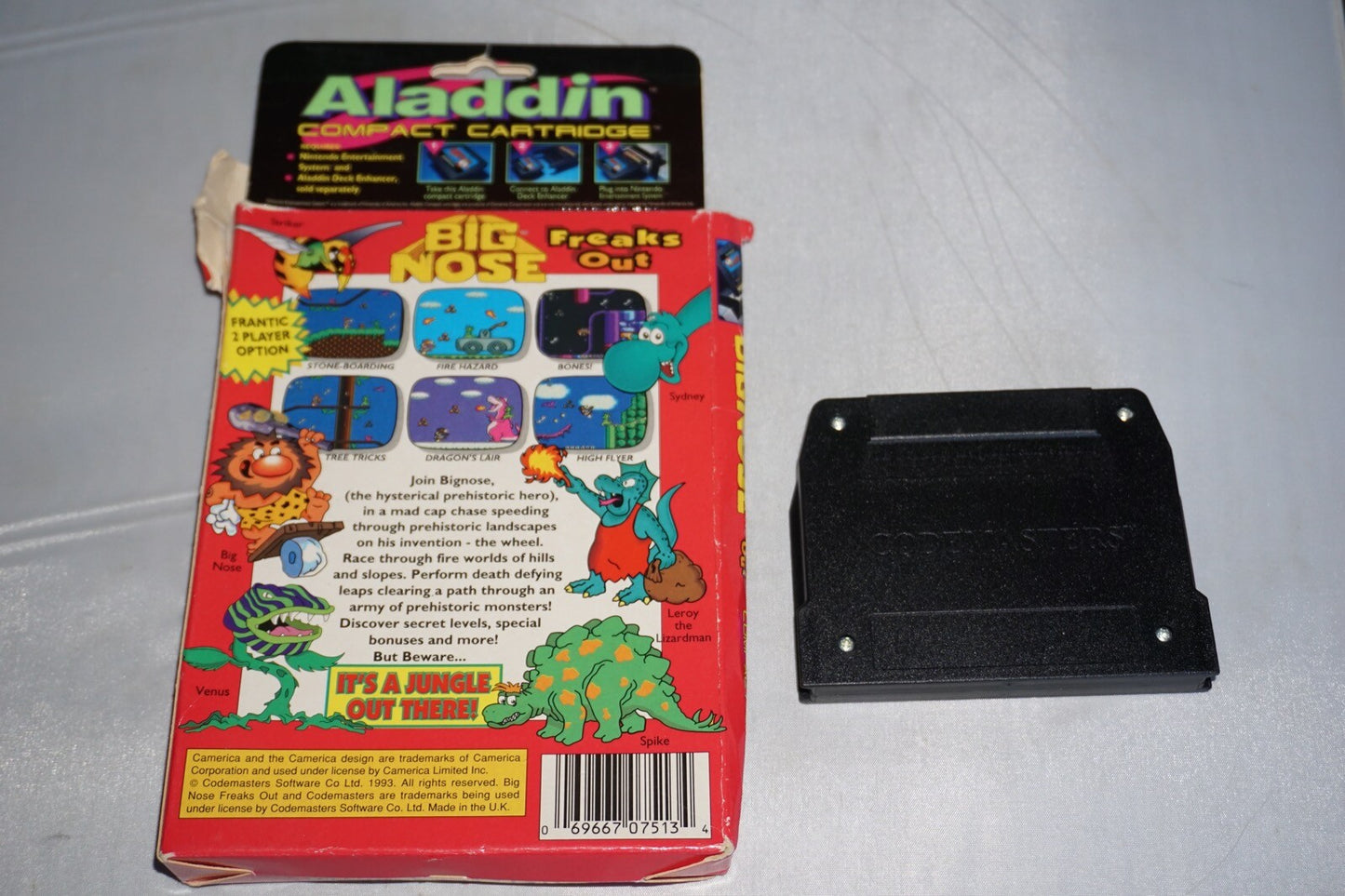 Big Nose Freaks Out (Nintendo NES) with Box