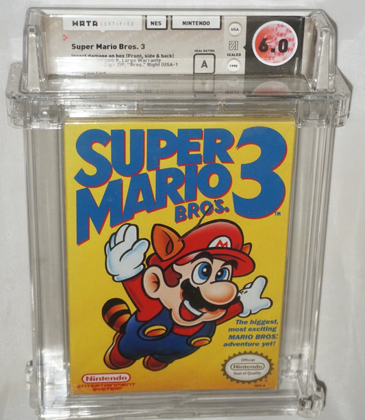 Super Mario Bros 3 (Nintendo NES) NEW Sealed WATA 6.0 A