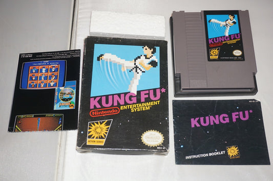 Kung Fu OVAL (Nintendo NES) Complete in Box CIB #2
