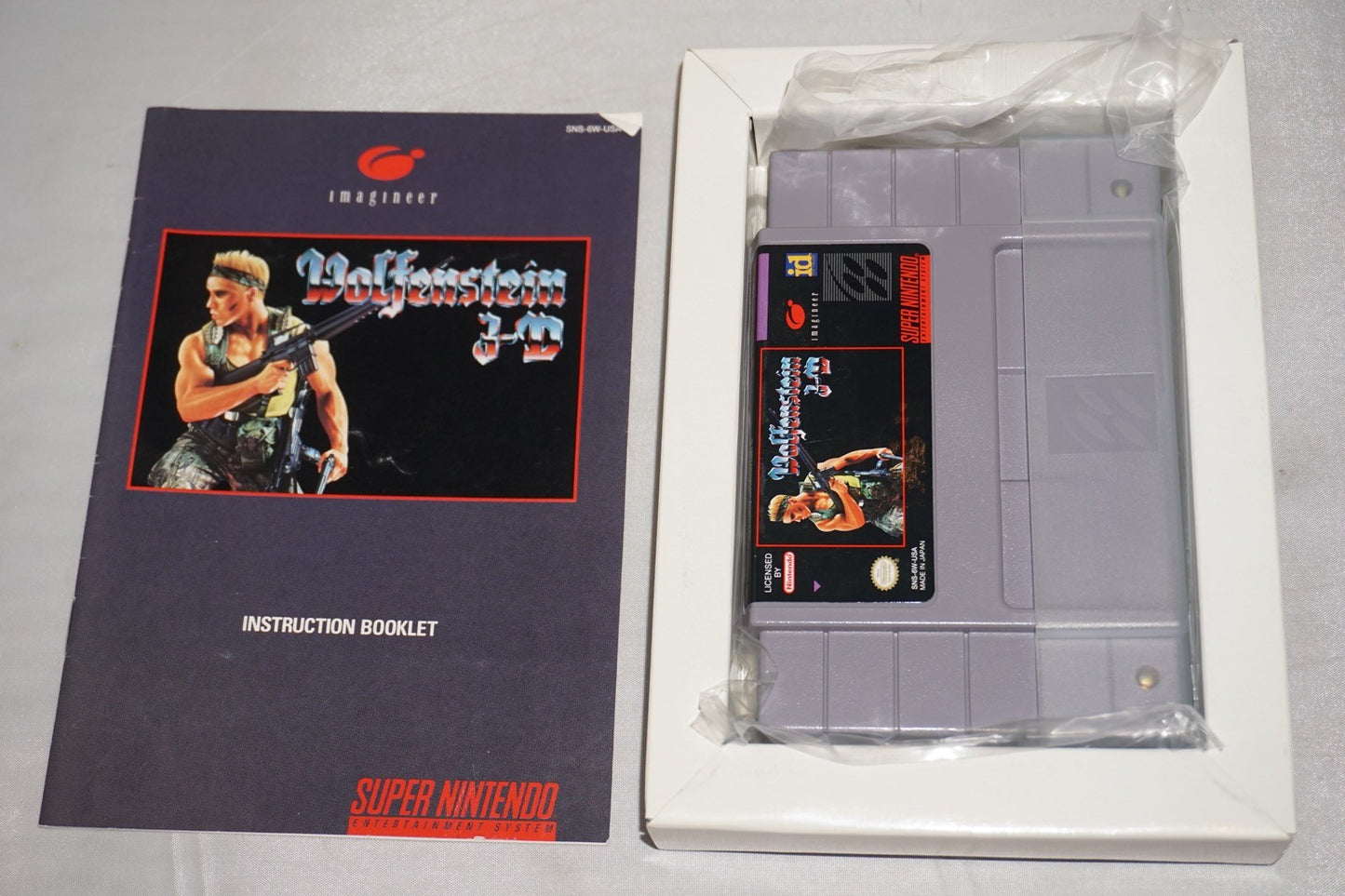 Wolfenstein 3d (Super Nintendo SNES) Complete in Box CIB