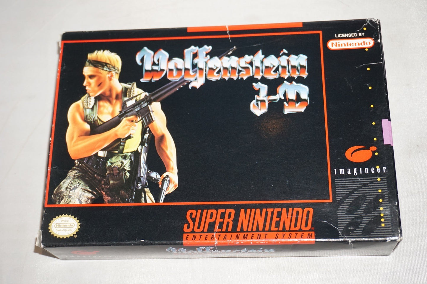 Wolfenstein 3d (Super Nintendo SNES) Complete in Box CIB