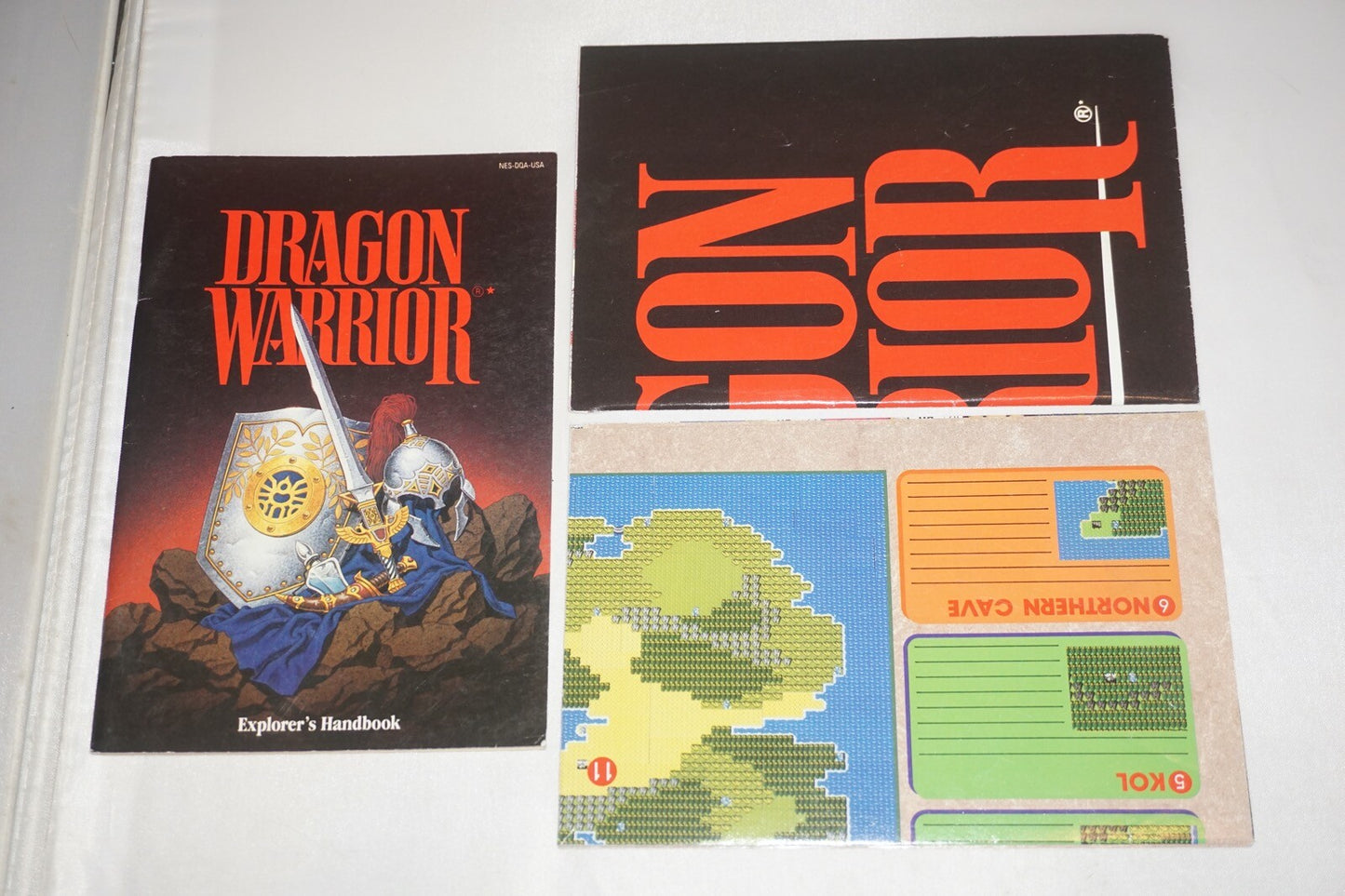 Dragon Warrior 1 (Nintendo NES) Complete in Box CIB Near Mint 1HP 1st Print #1