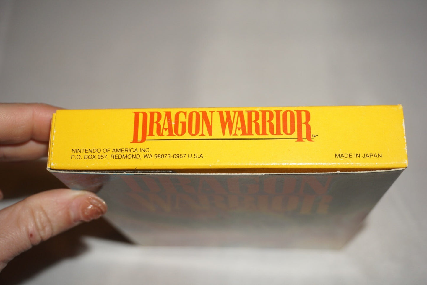 Dragon Warrior 1 (Nintendo NES) Complete in Box CIB Near Mint 1HP 1st Print #1