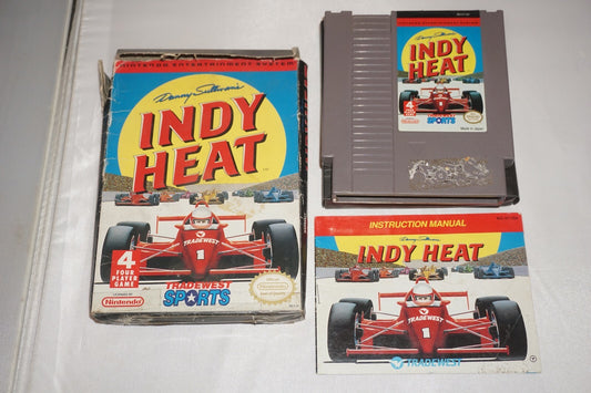 Danny Sullivan's Indy Heat (Nintendo NES) Complete in Box CIB