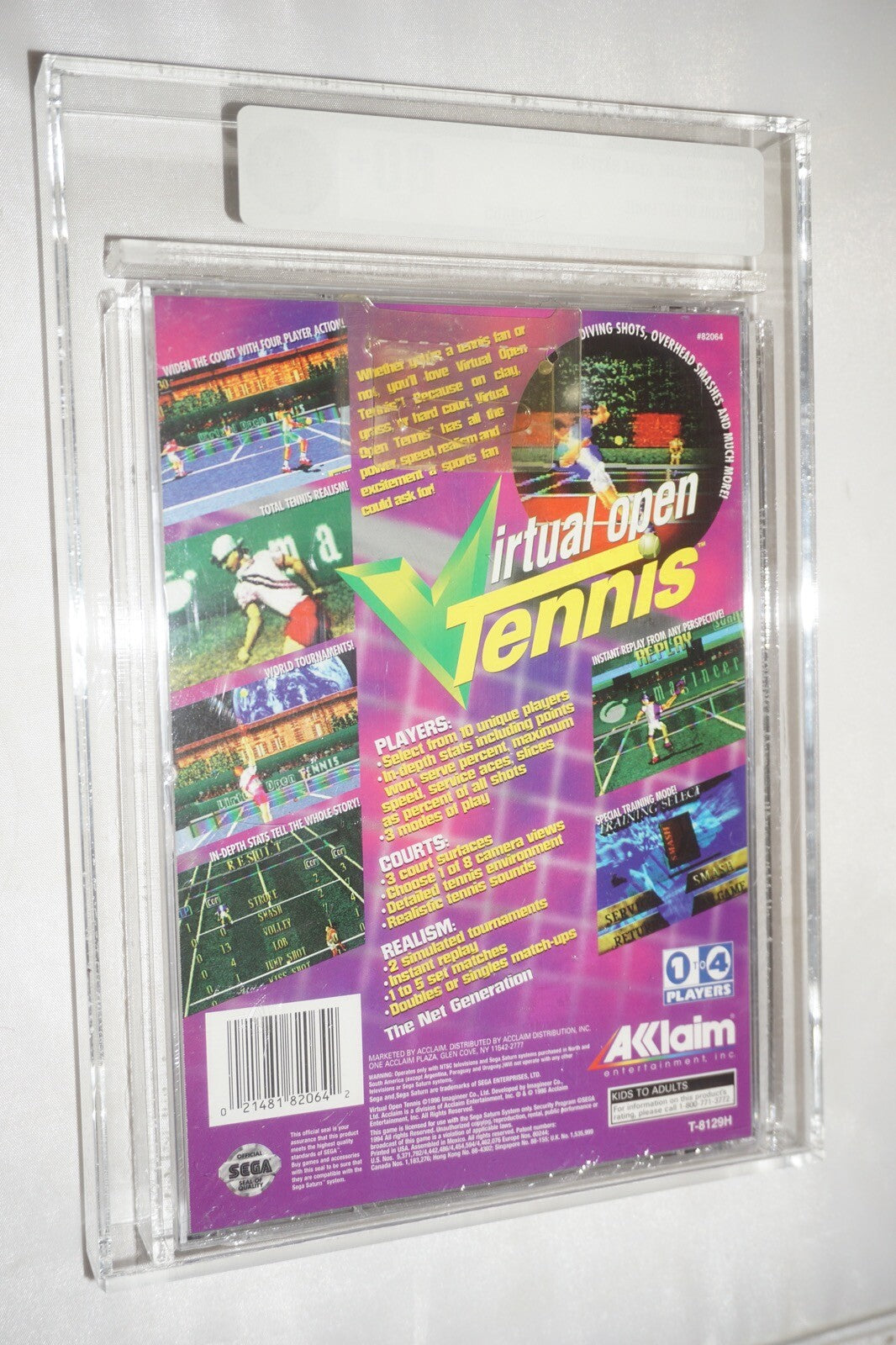 Virtual Open Tennis (Sega Saturn) NEW Sealed VGA 80+