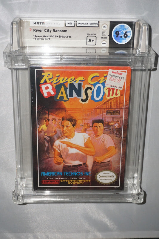 River City Ransom (Nintendo NES) WATA 9.6 A+ NEW Sealed