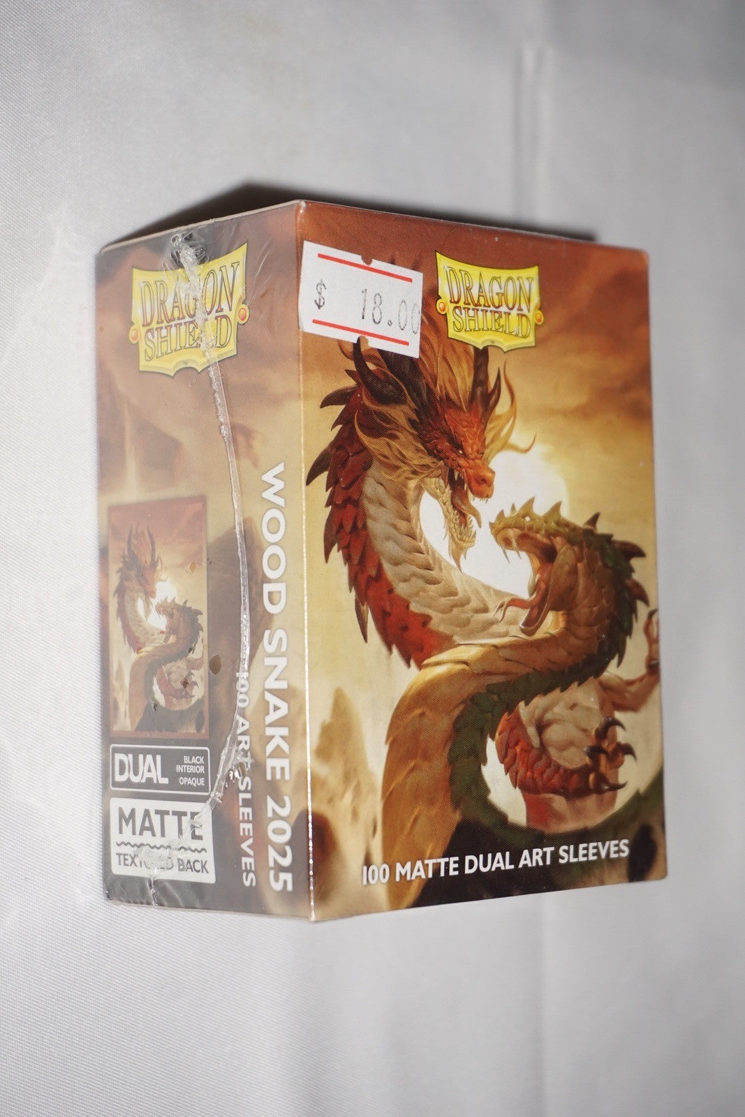 Dragon Shield Sleeves Wood Snake 2025 Dual Art 100 ct NEW