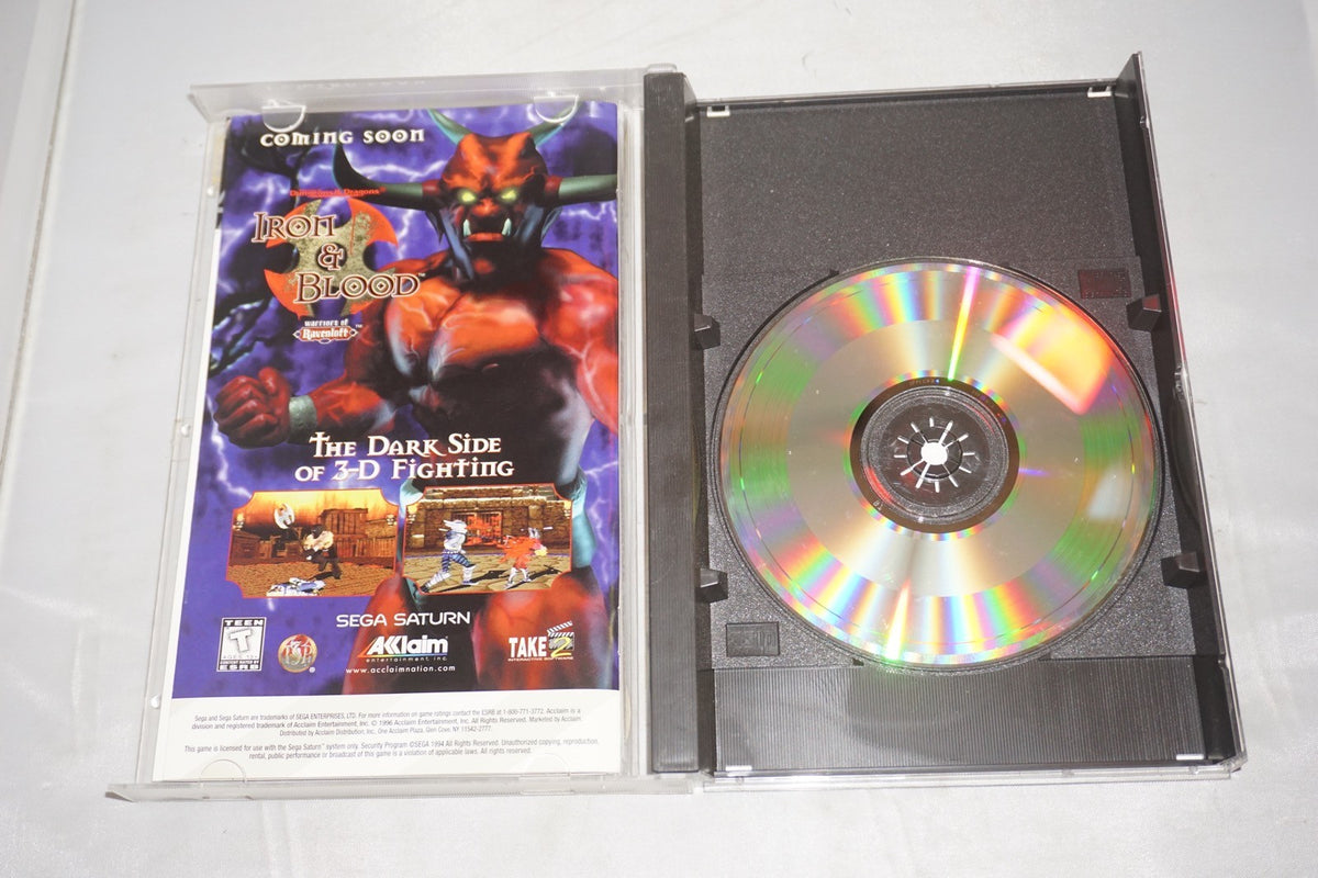 The Crow: City of Angels (Sega Saturn) Complete w/ Reg Card