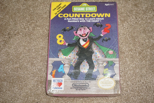 Sesame Street Countdown (Nintendo NES) NEW Factory Sealed