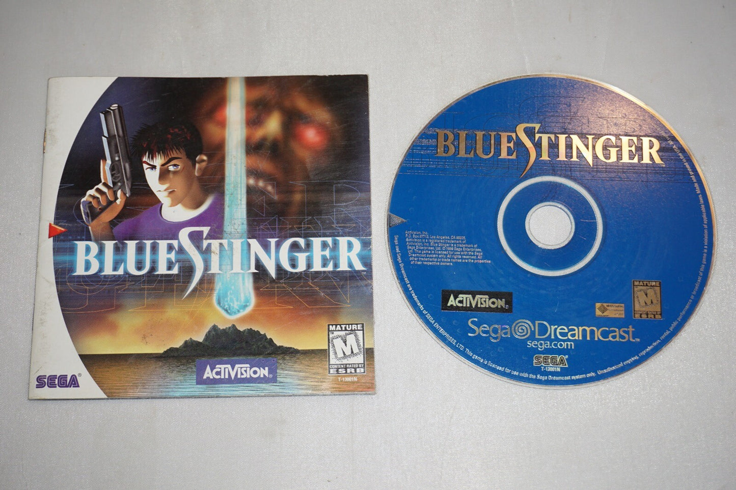Blue Stinger (Sega Dreamcast) with Manual Tested
