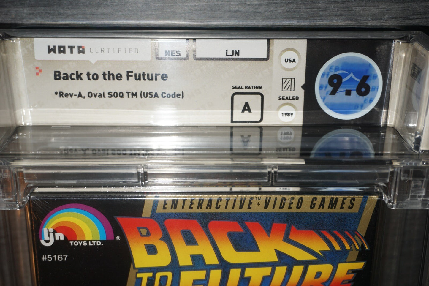 Back To The Future (Nintendo NES) Wata 9.6 A NEW Factory Sealed
