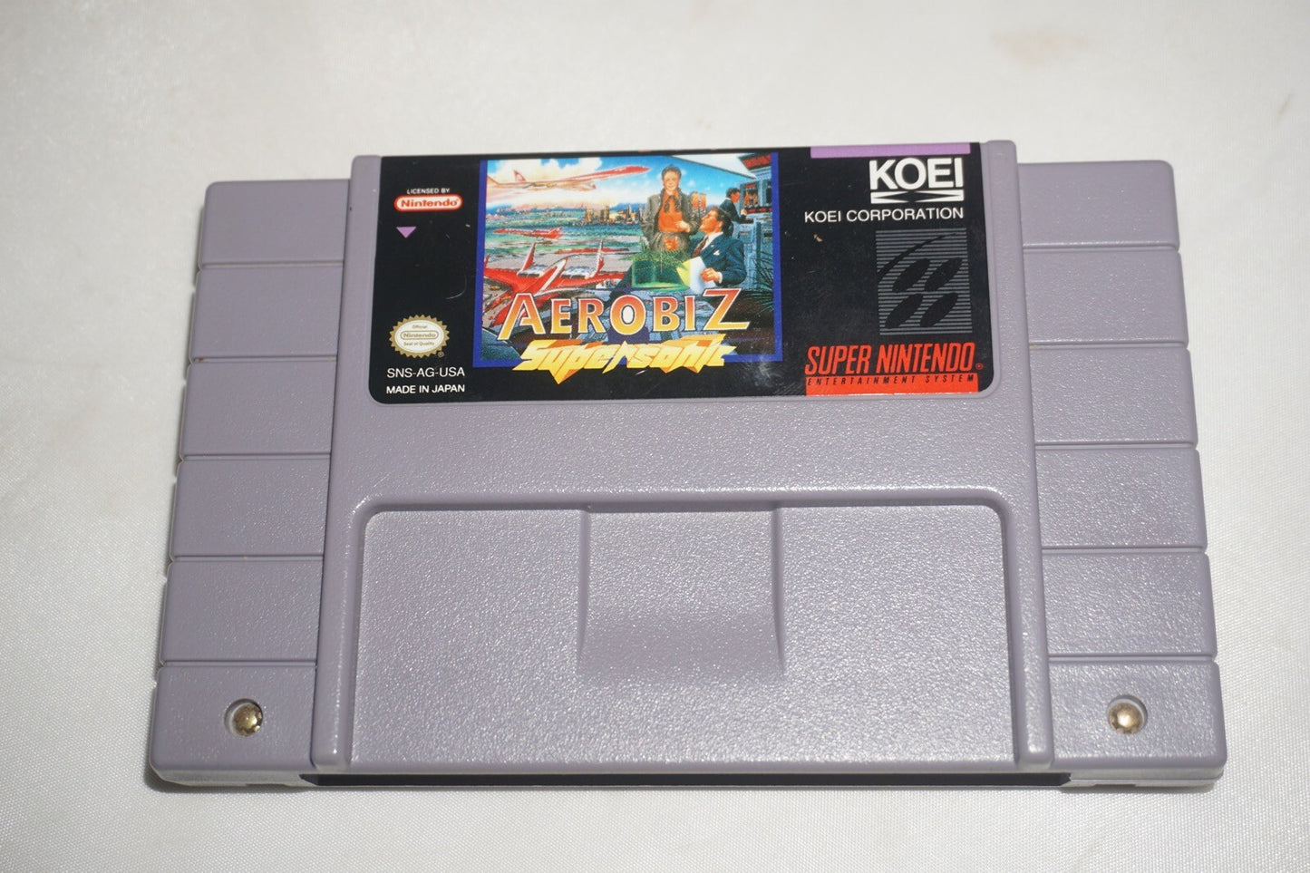 Aerobiz Supersonic (Super Nintendo SNES) Cart Only