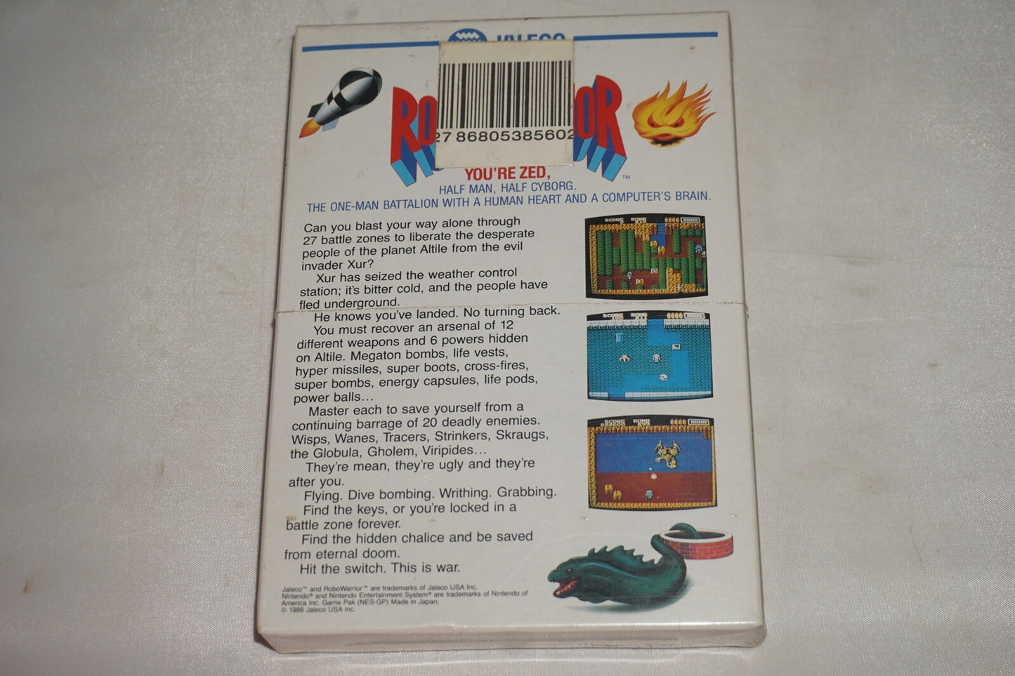 Robowarrior Round Black Sealed (Nintendo NES) NEW Factory Sealed