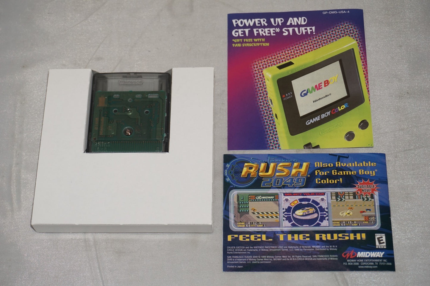 Cruis'n Exotica Cruisin (Nintendo Gameboy Color Game Boy GB) Complete CIB