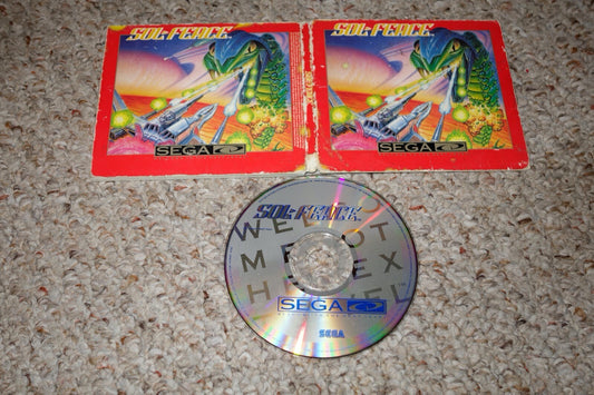 Sol-Feace (Sega CD, 1992) w/ Case