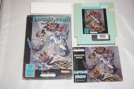 Captain Comic BLUE (Nintendo NES) Complete in Box CIB #1