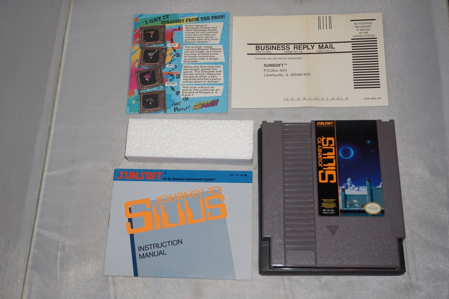 Journey To Silius (Nintendo NES) Complete in Box CIB