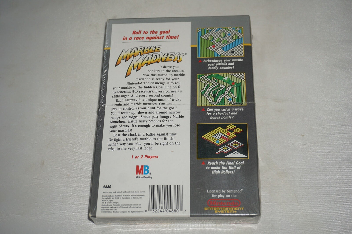 Marble Madness (Nintendo NES) NEW Factory Sealed Round Sealed First Print