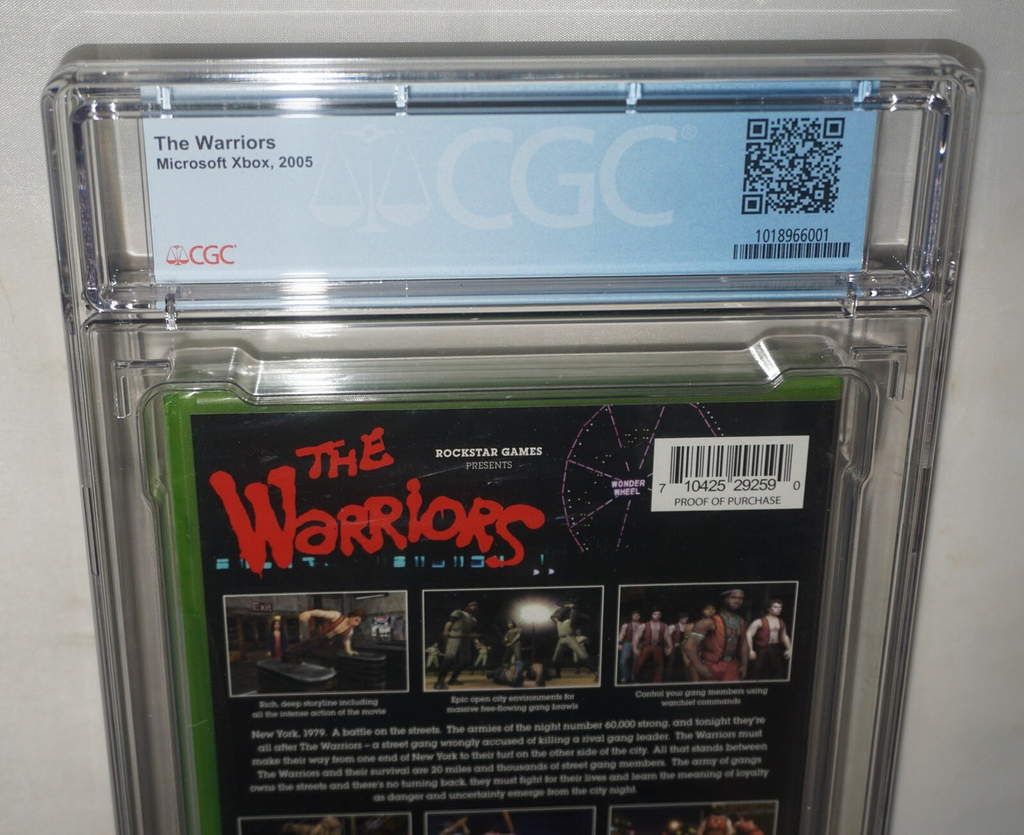 The Warriors (Microsoft Xbox) CGC 9.6 A+ NEW Sealed