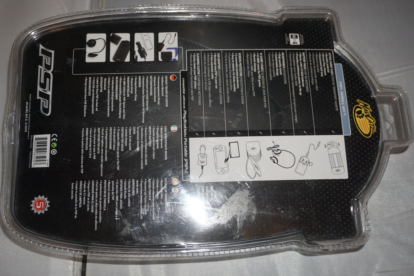 Mad Catz Mobile Kit (Sony PSP) NEW Sealed Headphones Battery Pack Car