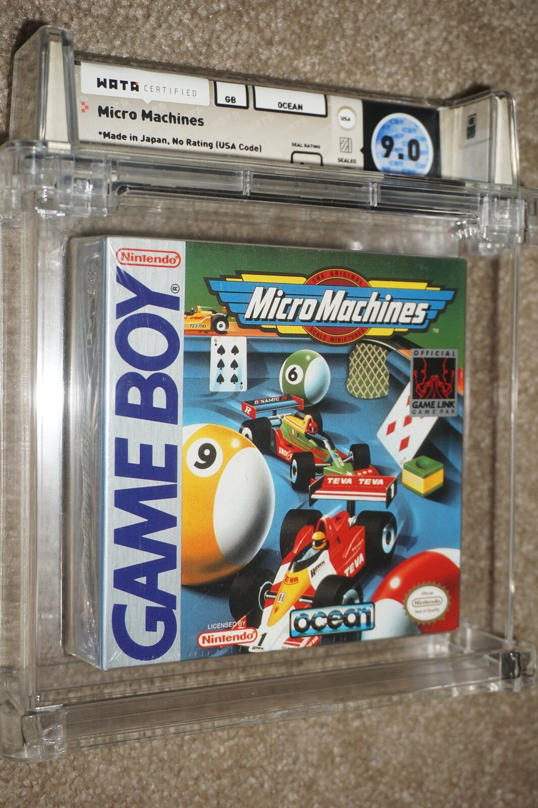 Micro Machines (Nintendo Game Boy Gameboy) WATA 9.0 A+ NEW Factory Sealed