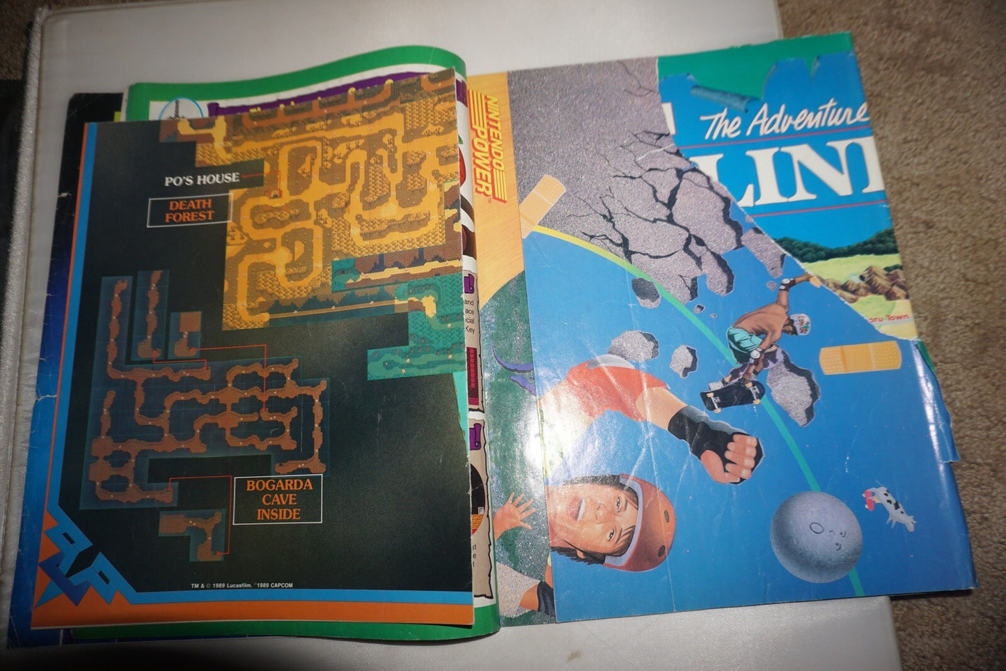 January/February 1989 Zelda II Nintendo Power Magazine #9 Poster