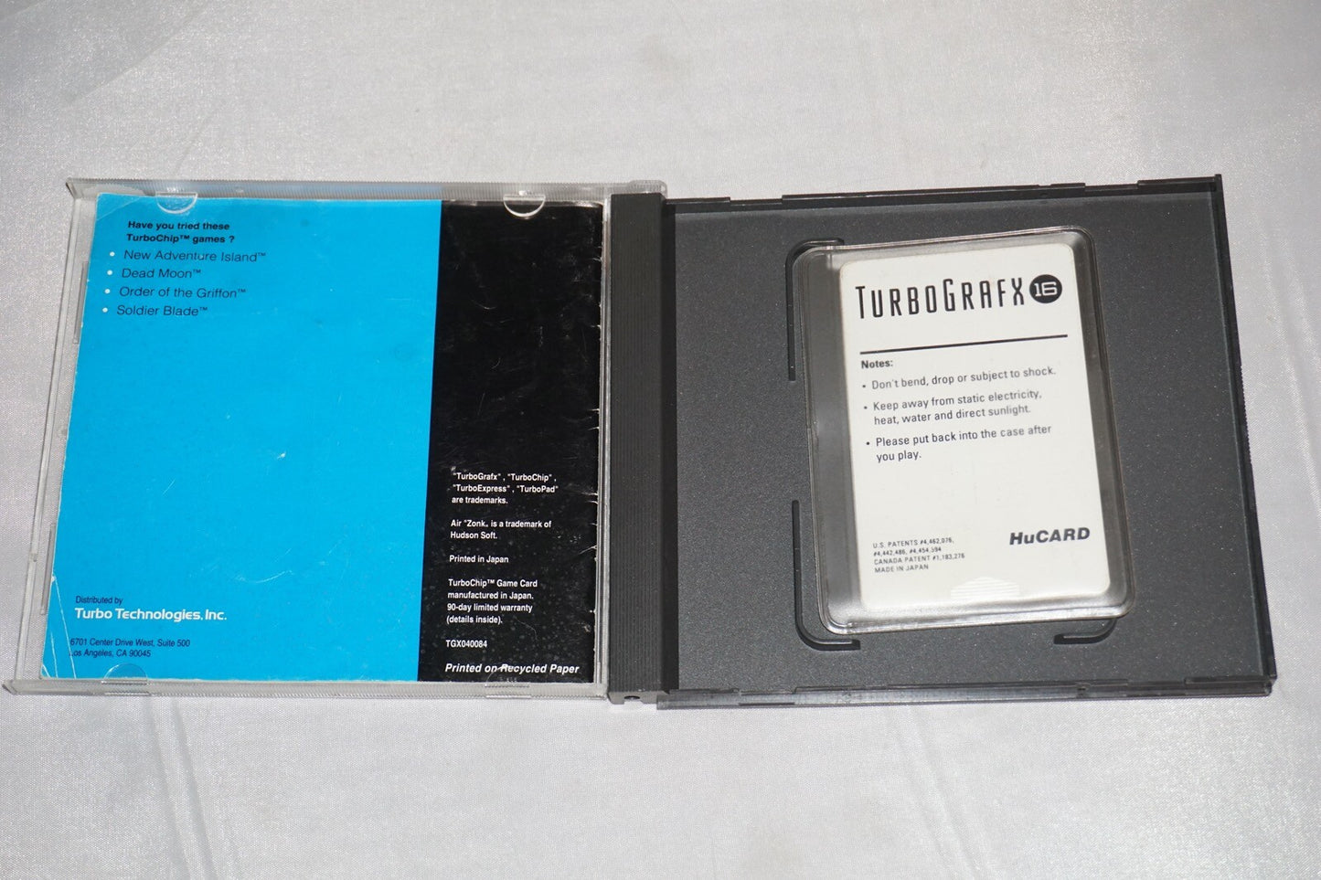 Air Zonk (Turbo Grafx 16 tg16) with Manual Turbografx