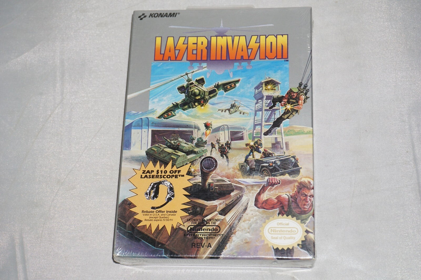 Laser Invasion (Nintendo NES) NEW Factory Sealed