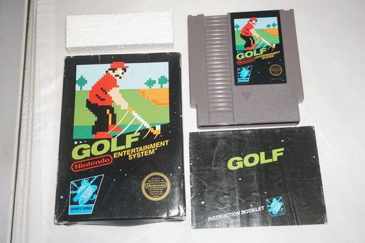 Golf CIRCLE (Nintendo NES) Complete in Box CIB #3