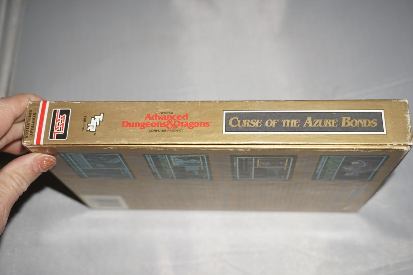 Advanced Dungeons & Dragons Curse of Azure Bonds (PC IBM) Complete in Box CIB
